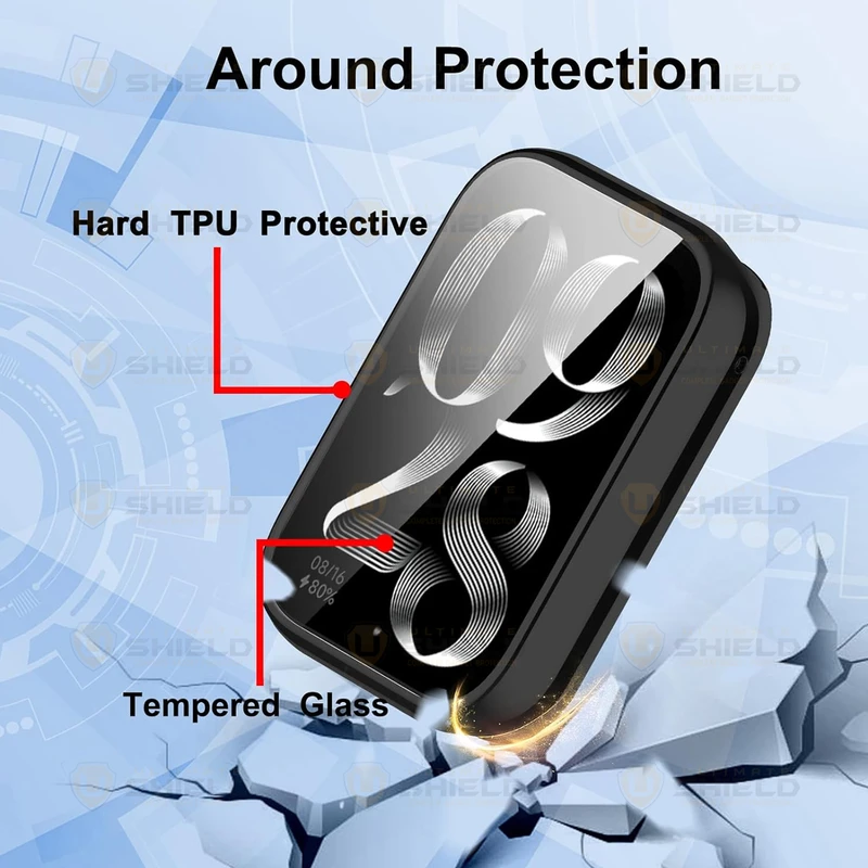 کاور آلتیمیت شیلد مدل Jelly Protection مناسب برای ساعت هوشمند شیائومی Mi Band 9 Pro