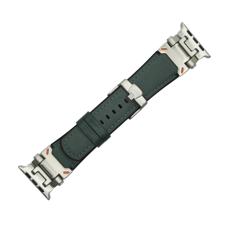 بند هاپلایت مدل Leather Rover HL مناسب برای اپل واچ سری Se/1/2/3/4/5/6/7/8/9/Ultra/Ultra2 سایز 42/44/45/49mm