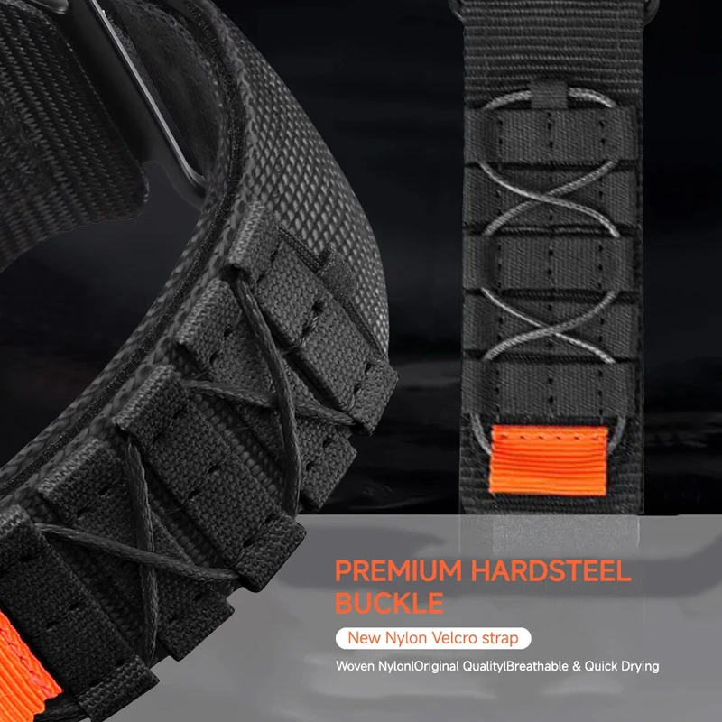 بند اسپریگ مدل Nylon Outdoor مناسب برای ساعت هوشمند سامسونگ Galaxy Watch 7 Ultra 47mm