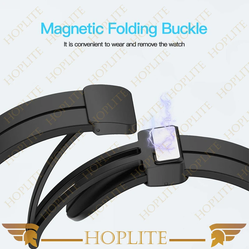 بند هاپلایت مدل Magnetic-ORG-HL مناسب برای ساعت هوشمند ویرفیت HK8 pro max / HK9 Ultra 2 / T900 Ultra