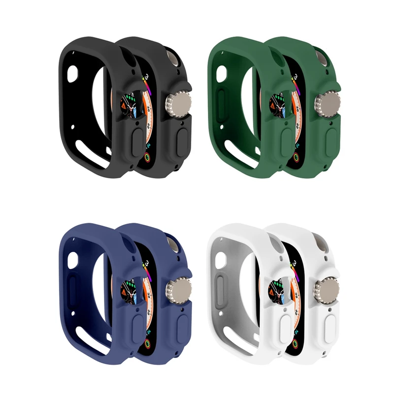 کاور پلاس مدل Jelly Shield PL مناسب برای ساعت هوشمند هاینو تکو T92 Ultra max / T93 Ultra max / T94 Ultra max  / T89 Ultra max / T99 Ultra max به همراه محافظ صفحه نمایش