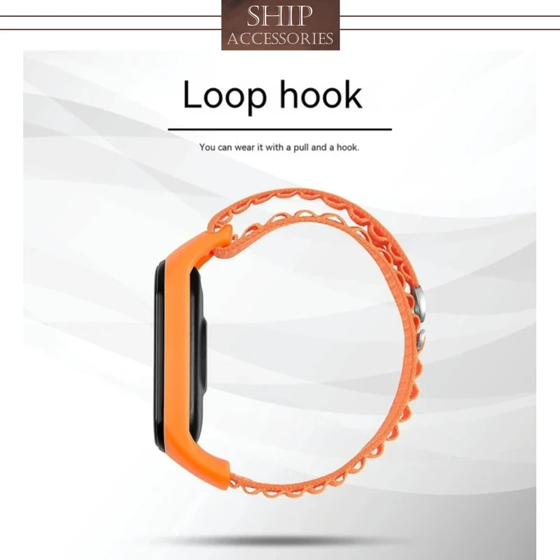 بند شیپ مدل Alpine SH مناسب برای ساعت هوشمند شیائومی Mi Band 4