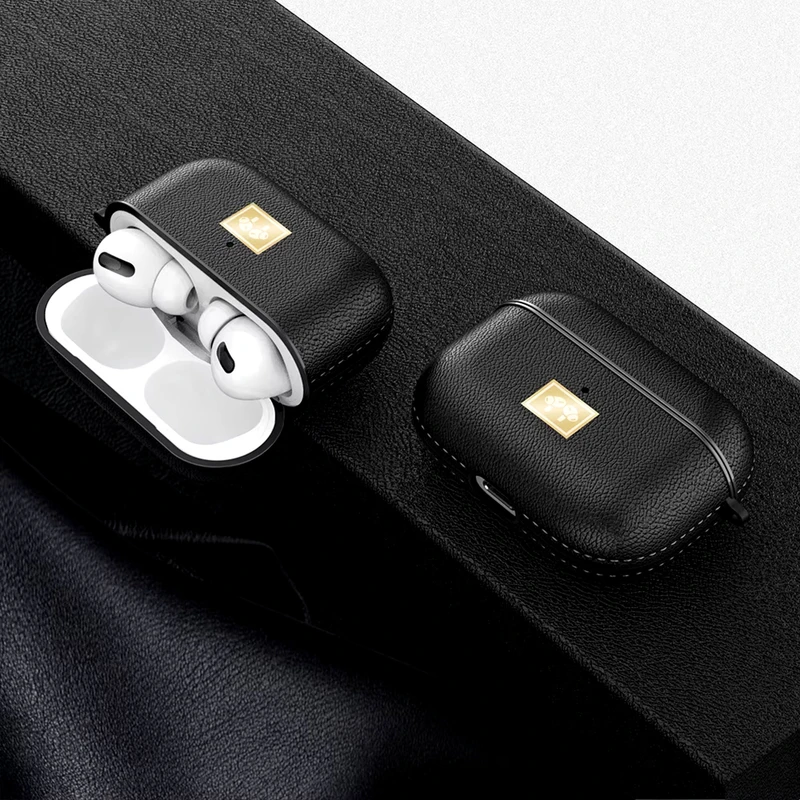 کاور شیپ مدل Leather NV مناسب برای کیس اپل Airpods Pro  Pro 2