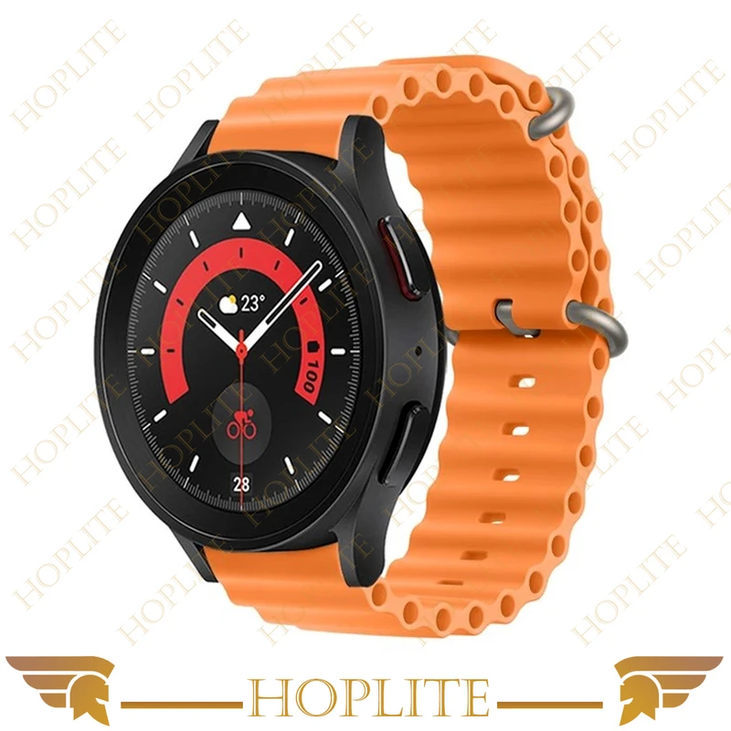 بند هاپلایت مدل Ocean مناسب برای ساعت هوشمند سامسونگ Galaxy Watch Active 1 / Active 2 40mm / Active 2 44mm / Watch 3 41mm / Watch 4 40mm / Watch 4 42mm / Watch 4 44mm / Watch 4 46mm
