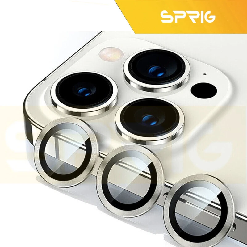 محافظ لنز دوربین اسپریگ مدل Ring Metal Luxury مناسب برای گوشی موبایل اپل Iphone 13 Pro / 13 Pro max