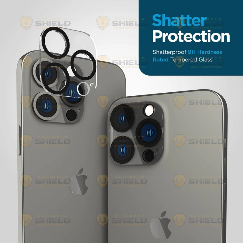 محافظ لنز دوربین آلتیمیت شیلد مدل Glass 3D UL مناسب برای گوشی موبایل اپل iPhone 16 Pro / 16 Pro Max