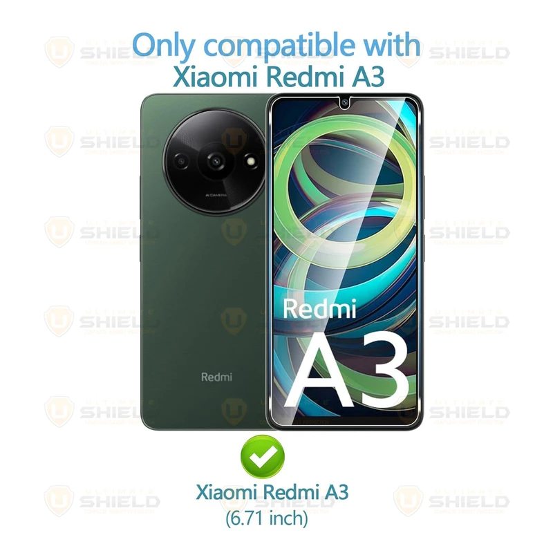 محافظ لنز دوربین آلتیمیت شیلد مدل 3D-UL مناسب برای گوشی موبایل شیائومی Redmi A3