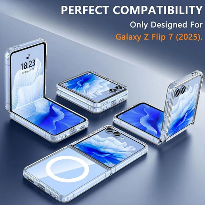 کاور آکوآرا مدل MagSafe مناسب برای گوشی موبایل سامسونگ Galaxy Z Flip 7