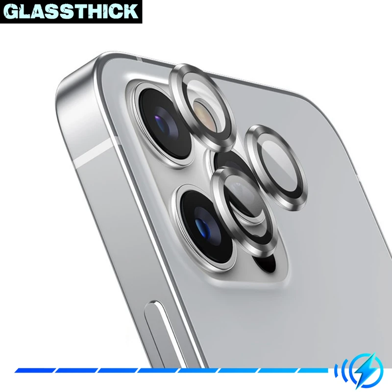 محافظ لنز دوربین گلستیک مدل Ring Metal مناسب برای گوشی موبایل اپل Iphone 13 Pro / 13 Pro Max