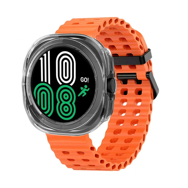 بند هاپلایت مدل Ocean CL Guard HL مناسب برای ساعت هوشمند سامسونگ Galaxy Watch 7 Ultra 47mm به همراه کاور