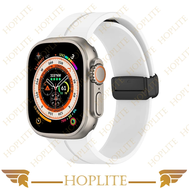 بند هاپلایت مدل Magnetic-ORG-HL مناسب برای ساعت هوشمند ویرفیت HW8 Ultra max