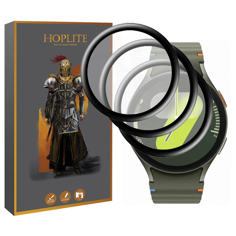 محافظ صفحه نمایش هاپلایت مدل Pmma-HL مناسب برای ساعت هوشمند سامسونگ Galaxy Watch 7 40mm بسته سه عددی