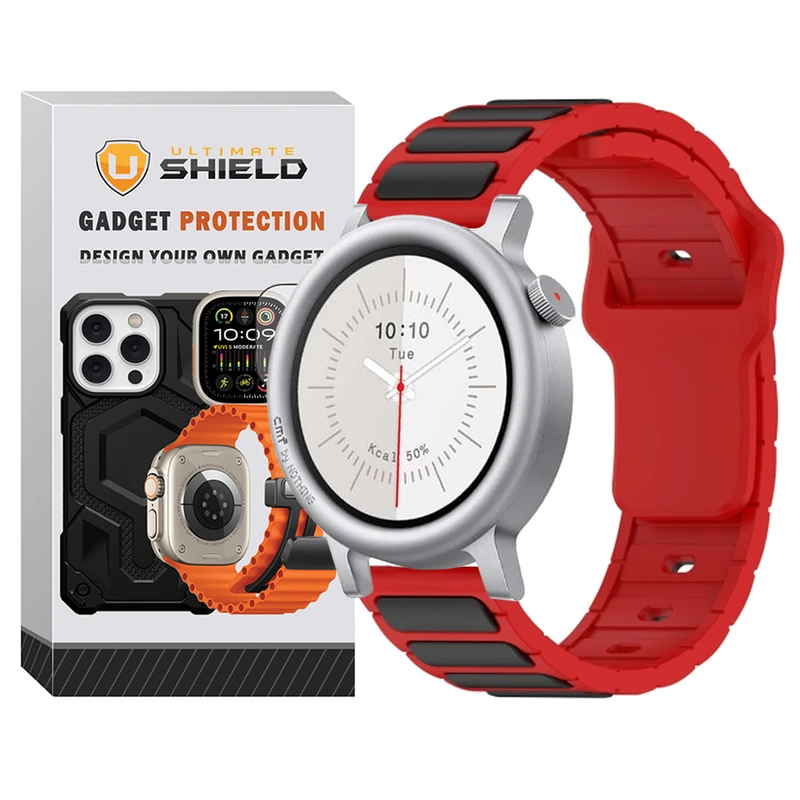 بند آلتیمیت شیلد مدل Flat TW مناسب برای ساعت هوشمند ناتینگ CMF Watch 3 Pro
