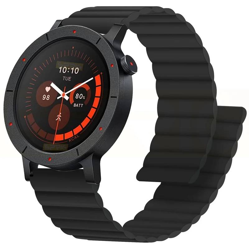 بند اسپریگ مدل Silicone Magnetic Link TW مناسب برای ساعت هوشمند ناتینگ سایز mm 22 سری CMF Watch Pro 3
