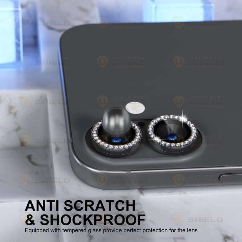 محافظ لنز دوربین آلتیمیت شیلد مدل RNG Diamond UL مناسب برای گوشی موبایل اپل iPhone 17