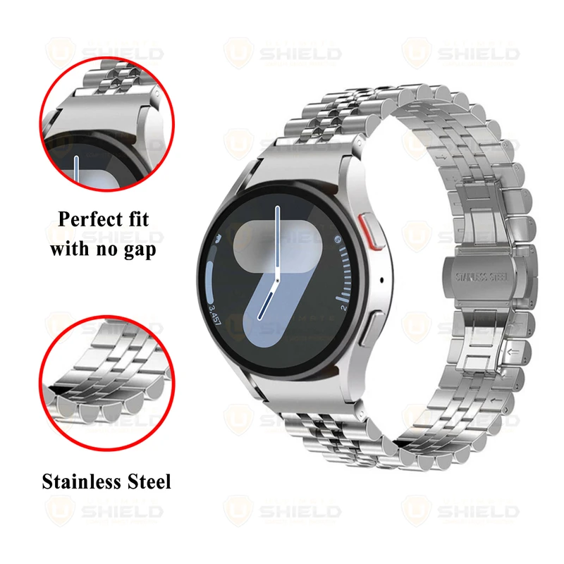 بند آلتیمیت شیلد مدل 5Row BTN مناسب برای ساعت هوشمند سامسونگ Galaxy Watch 4 Classic 46mm