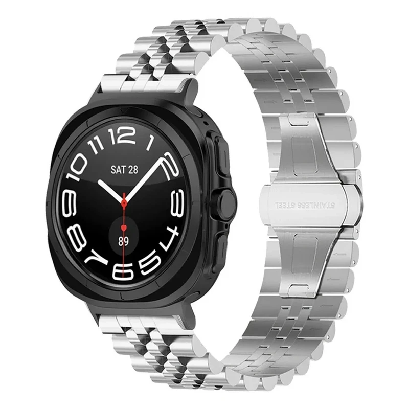 بند اسپریگ مدل 5Bead JustG مناسب برای ساعت هوشمند سامسونگ Galaxy Watch 7 Ultra 47mm به همراه کاور