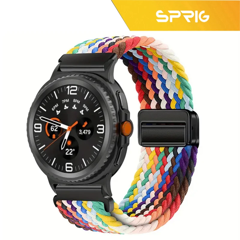 بند اسپریگ مدل Braided solo Magnet W8 مناسب برای ساعت هوشمند سامسونگ Galaxy Watch 8 40mm / 8 44mm