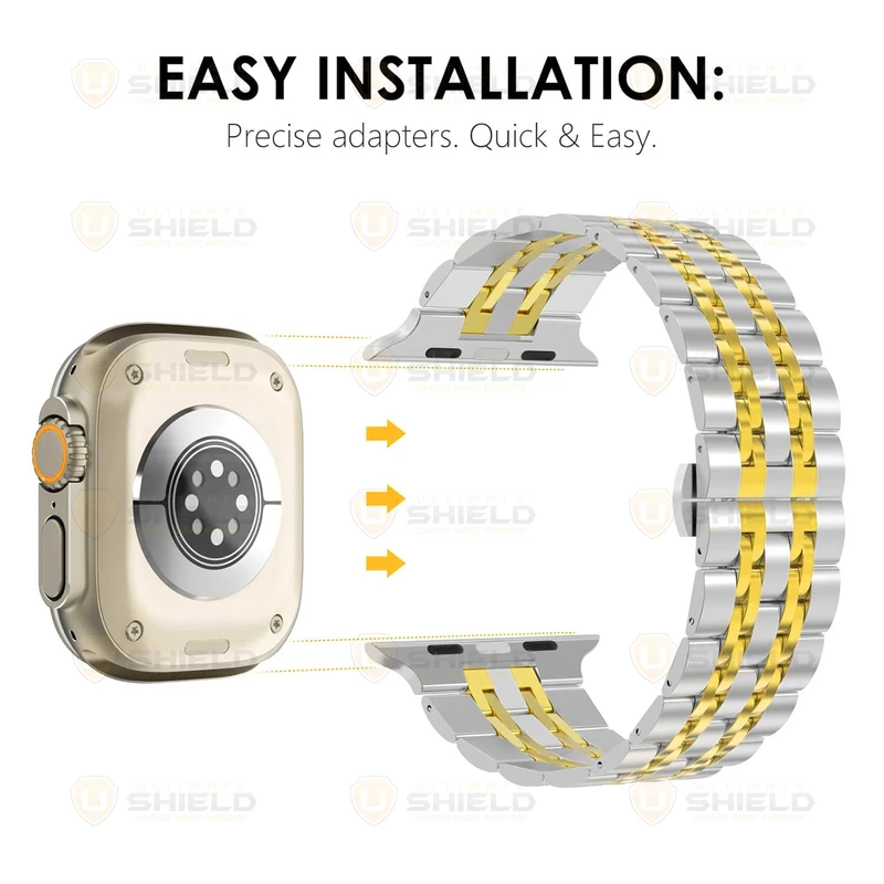 بند آلتیمیت شیلد مدل 7Bead SLV 2C مناسب برای اپل واچ 49 mm سری Ultra / Ultra 2