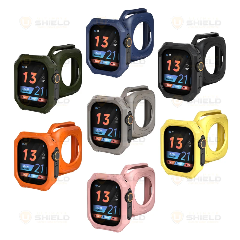 کاور آلتیمیت شیلد مدل Hexa Armor مناسب برای اپل واچ 49 mm سری Ultra / Ultra 2