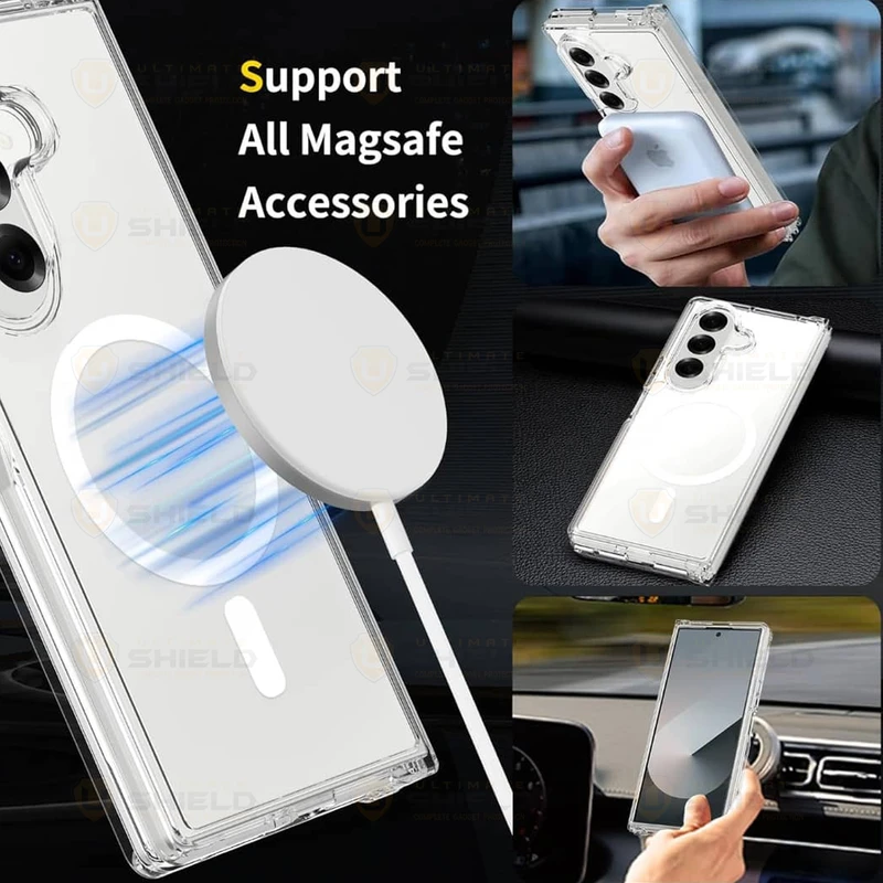 کاور آلتیمیت شیلد مدل Clear Magsafe UL مناسب برای گوشی موبایل سامسونگ Galaxy Z Fold 7