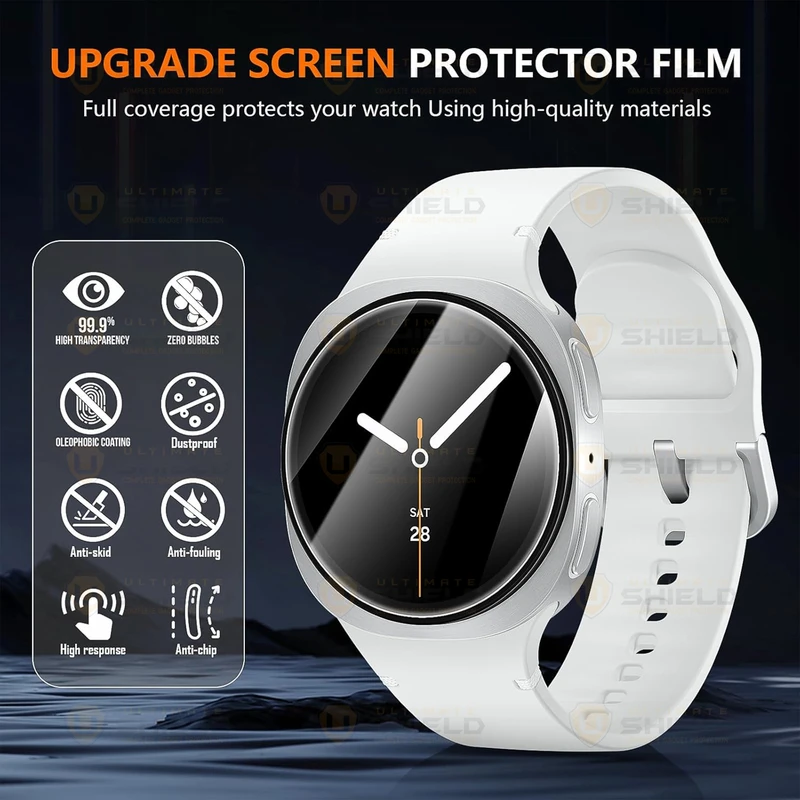 محافظ صفحه نمایش آلتیمیت شیلد مدل SH-UL مناسب برای ساعت هوشمند سامسونگ Galaxy Watch 8 44mm