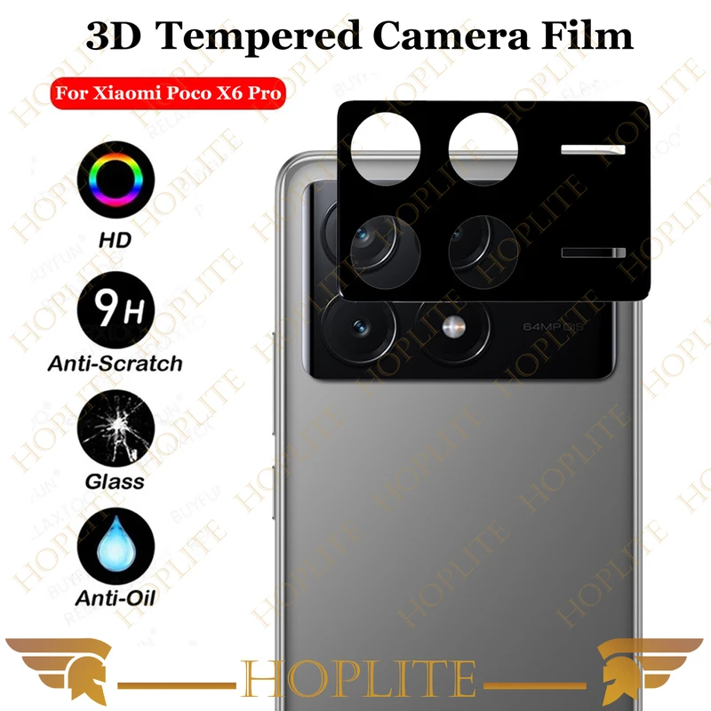 محافظ لنز دوربین هاپلایت مدل 3D-HL مناسب برای گوشی موبایل شیائومی Poco X6 Pro