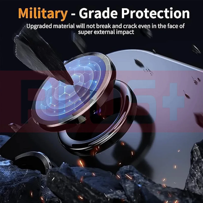 محافظ لنز دوربین رینگی پلاس مدل Ring-Metal-PL مناسب برای گوشی موبایل سامسونگ Galaxy A55