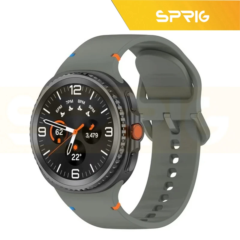 بند اسپریگ مدل Silic NewV W8 مناسب برای ساعت هوشمند سامسونگ Galaxy Watch 8 40mm / 8 44mm