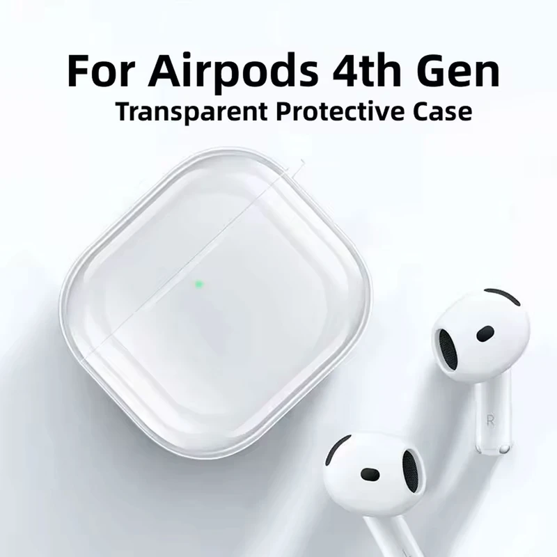 کاور هاپلایت مدل Clear Transparent HL مناسب برای کیس اپل AirPods 4