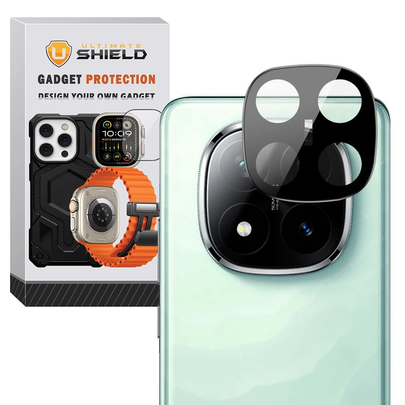محافظ لنز دوربین آلتیمیت شیلد مدل 3D-UL مناسب برای گوشی موبایل شیائومی Redmi Note 14 Pro Plus 5G