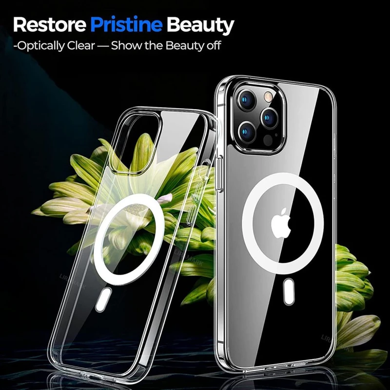 کاور شیپ مدل Clear Magsafe SH مناسب برای گوشی موبایل اپل iPhone 16 Pro