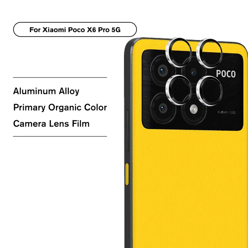 محافظ لنز دوربین هاپلایت مدل Ring Protector HL مناسب برای گوشی موبایل شیائومی Poco X6 Pro