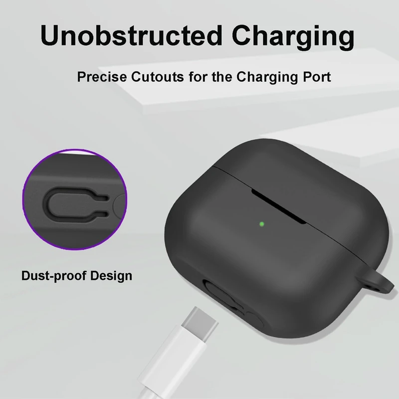 کاور هاپلایت مدل Silicone HL مناسب برای کیس هدفون بی‌سیم سامسونگ Galaxy Buds 3 / 3 Pro