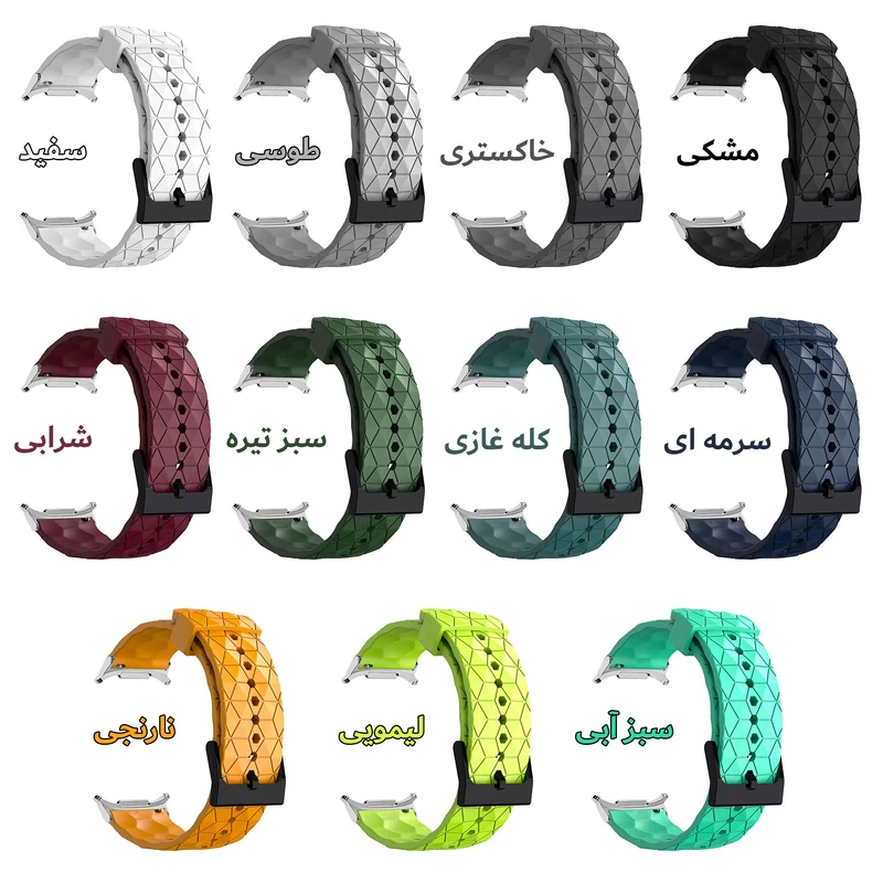 بند پلاس مدل Rhombus Silver HL مناسب برای ساعت هوشمند سامسونگ Galaxy Watch 7 Ultra 47mm