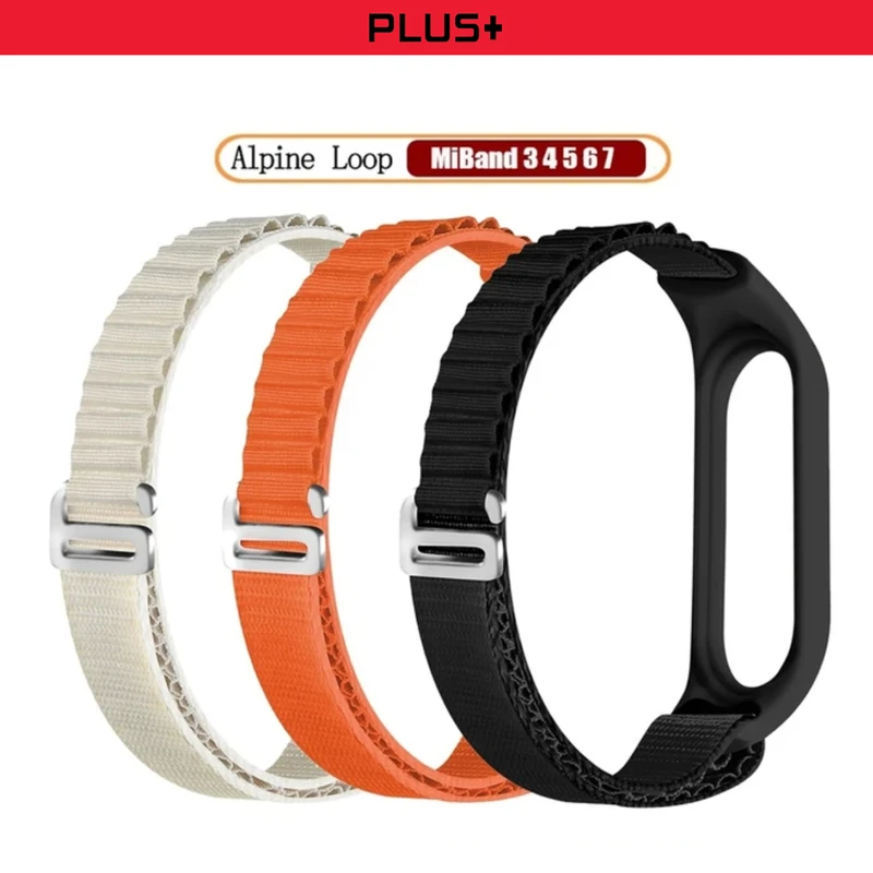 بند پلاس مدل Alpine PL مناسب برای ساعت هوشمند شیائومی Mi Band 3/4