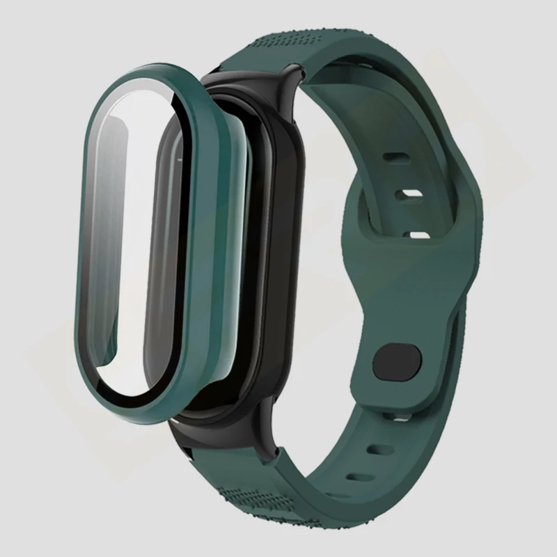 بند اسپریگ مدل Spig Sport Special GD مناسب برای ساعت هوشمند شیائومی Mi band 10 12mm به همراه کاور