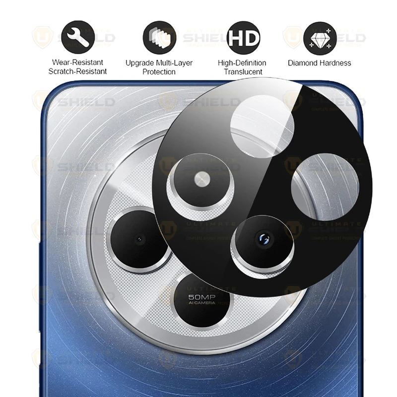 محافظ لنز دوربین آلتیمیت شیلد مدل 3D-UL مناسب برای گوشی موبایل شیائومی Redmi 14C