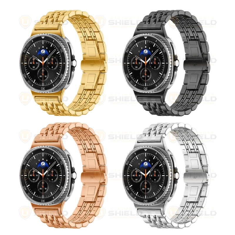 بند آلتیمیت شیلد مدل 7Row NV8 مناسب برای ساعت هوشمند سامسونگ Galaxy Watch 8 Classic 46mm