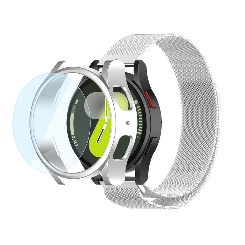 بند آلتیمیت شیلد مدل Milan GRD مناسب برای ساعت هوشمند سامسونگ Galaxy Watch 6 40mm به همراه کاور