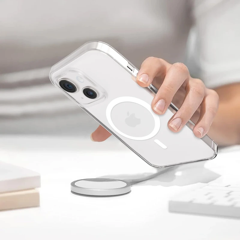 کاور هاپلایت مدل MagSafe Clear HL مناسب برای گوشی موبایل اپل iPhone 15