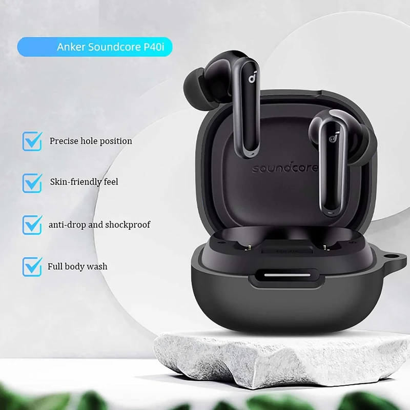 کاور زیرو مدل Silicone ZR مناسب برای کیس هدفون بی‌سیم انکر Soundcore P40i