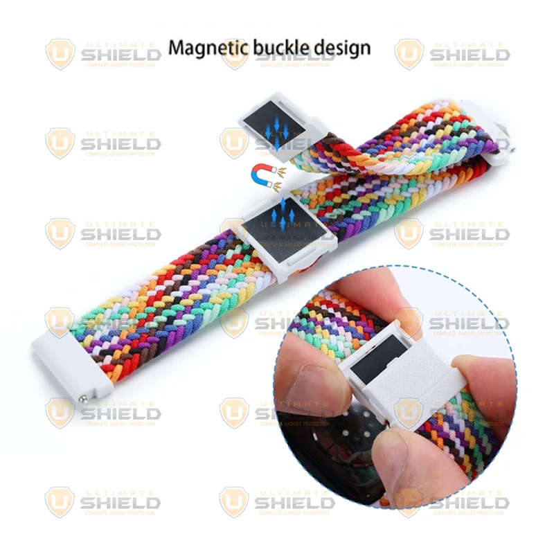 بند آلتیمیت شیلد مدل Braided Magnet TW مناسب برای ساعت هوشمند گلوریمی GX Sport 22mm
