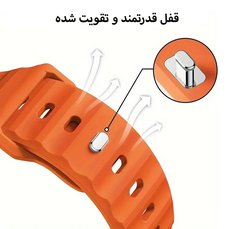 بند پلاس مدل Spig Sport PL مناسب برای اپل واچ سری Se/Ultra/1/2/3/4/5/6/7/8/9 سایز 42/44/45/49 میلی متری