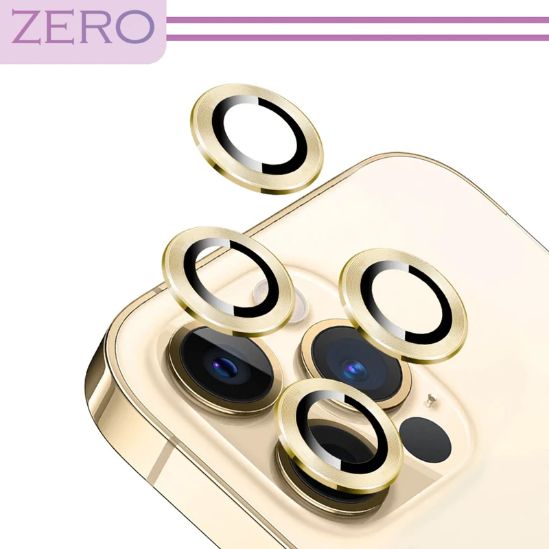 محافظ لنز دوربین زیرو مدل Ring Metal مناسب برای گوشی موبایل اپل Iphone 13 Pro / 13 Pro Max