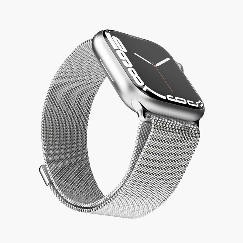 بند هاپلایت مدل Milanese LUX HL مناسب برای اپل واچ Series 9 Aluminum 41mm / Series 8 Aluminum 41mm / Series 7 Aluminum 41mm به همراه کاور