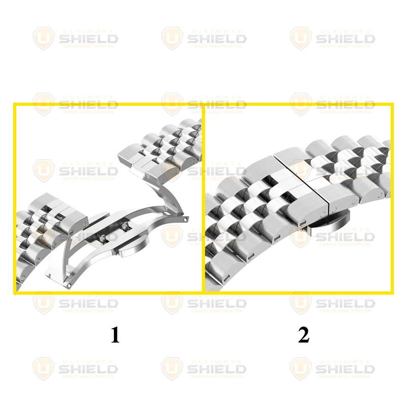 بند آلتیمیت شیلد مدل 5Row TW مناسب برای ساعت هوشمند گلوریمی GX Sport 22mm