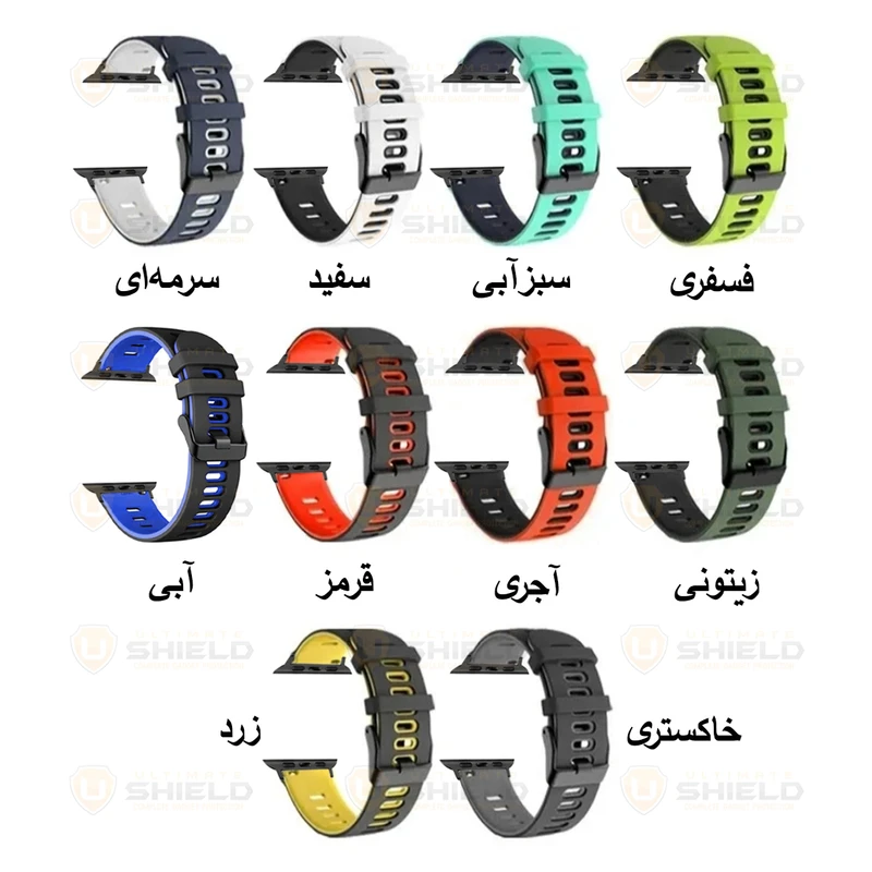 بند آلتیمیت شیلد مدل Hike AP BK مناسب برای اپل واچ 46 میلی متری سری 10
