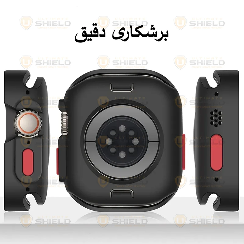 بند آلتیمیت شیلد مدل Hyper Defender مناسب برای اپل واچ 49 mm سری Ultra / Ultra 2 به همراه کاور