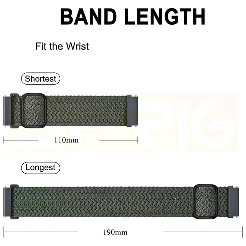 بند اسپریگ مدل Braided NewC TW مناسب برای ساعت هوشمند میبرو X1 / A1 / A2 / Lite 2 / C3 22mm